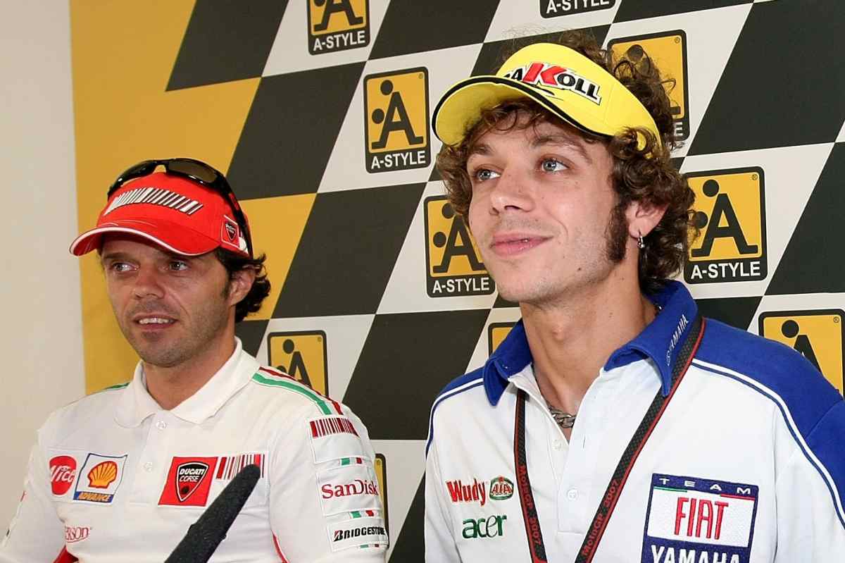 Loris Capirossi e Valentino Rossi