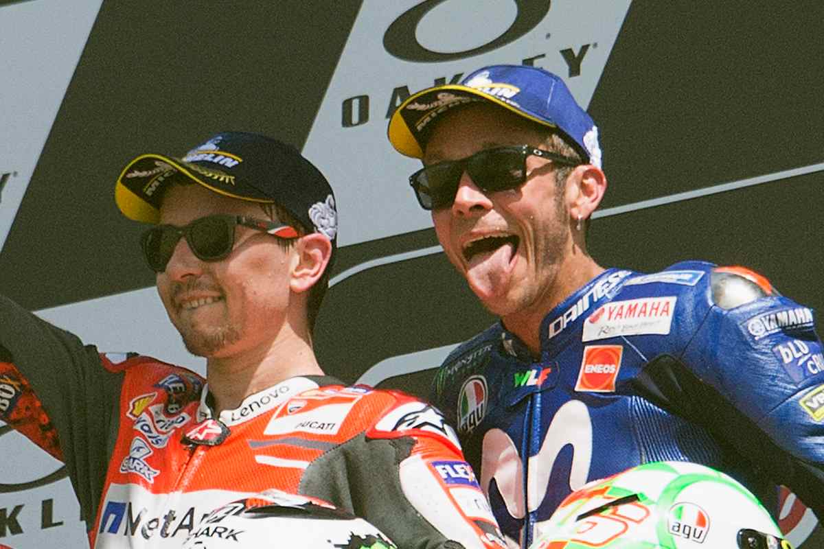 Jorge Lorenzo e Valentino Rossi