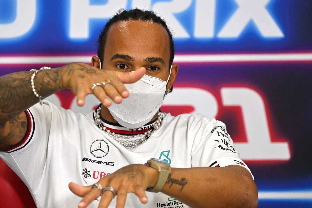 Lewis Hamilton nella conferenza stampa alla vigilia del Gran Premio del Qatar di F1 2021 a Losail