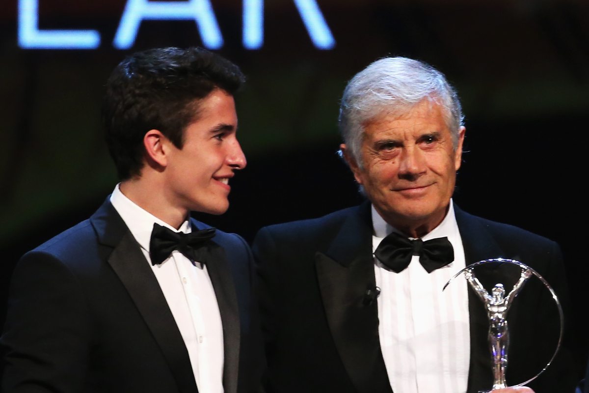 Marc Marquez e Giacomo Agostini