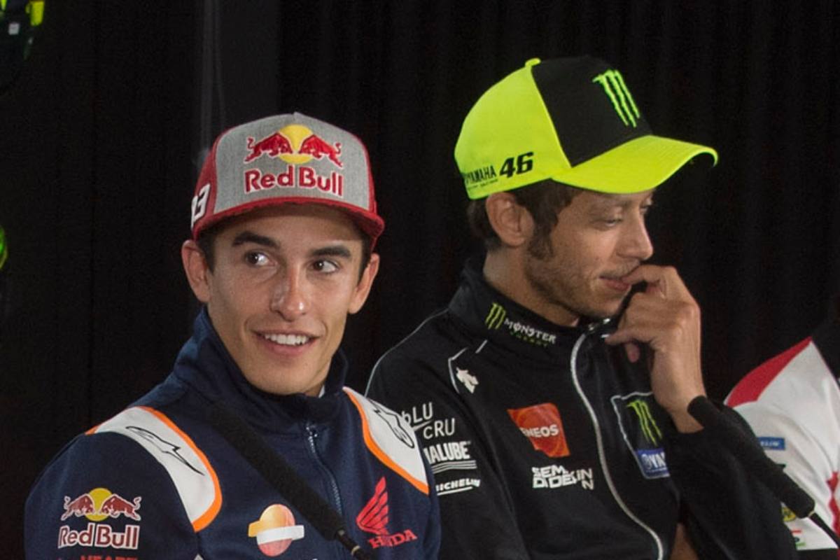 Marc Marquez e Valentino Rossi