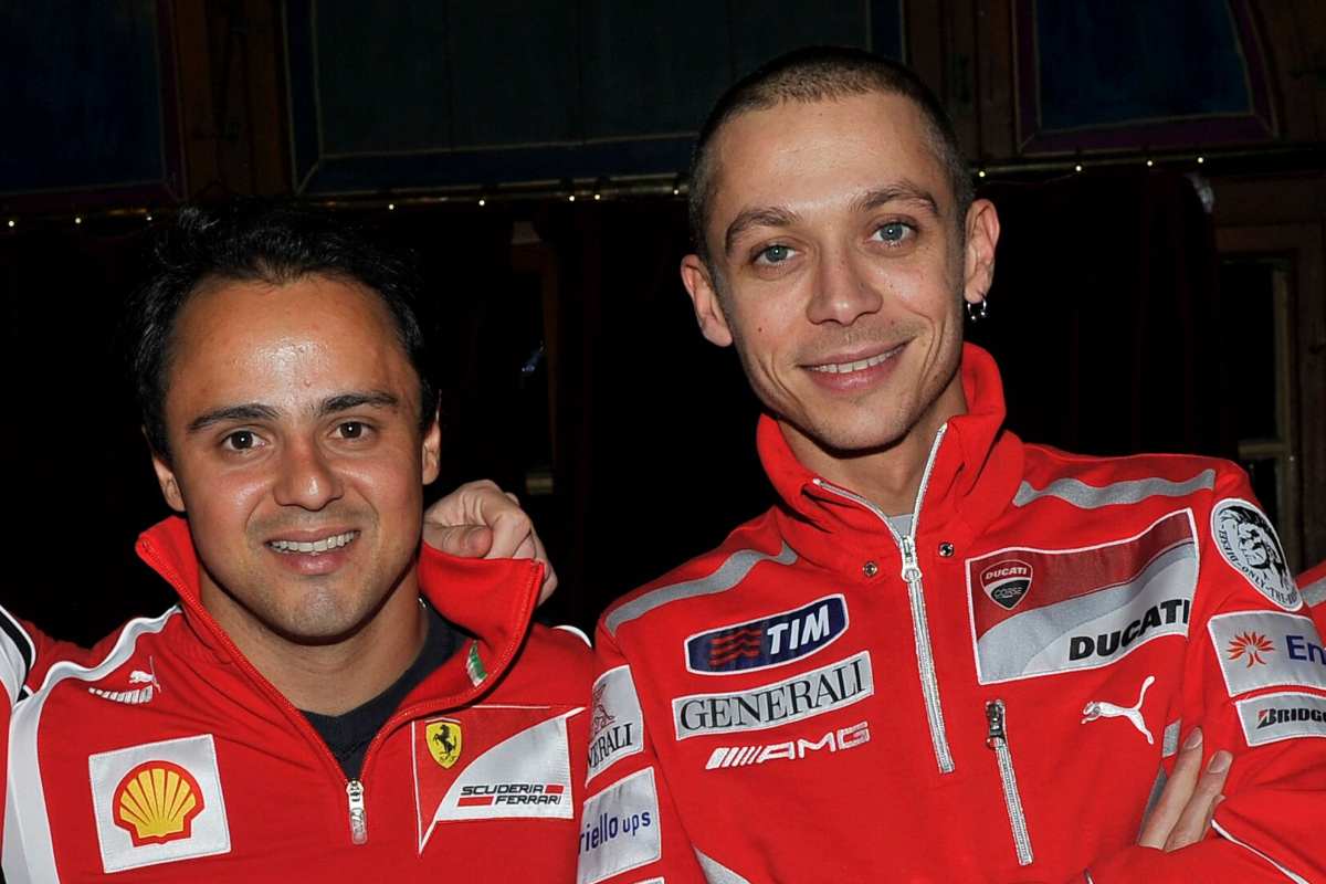 Felipe Massa e Valentino Rossi