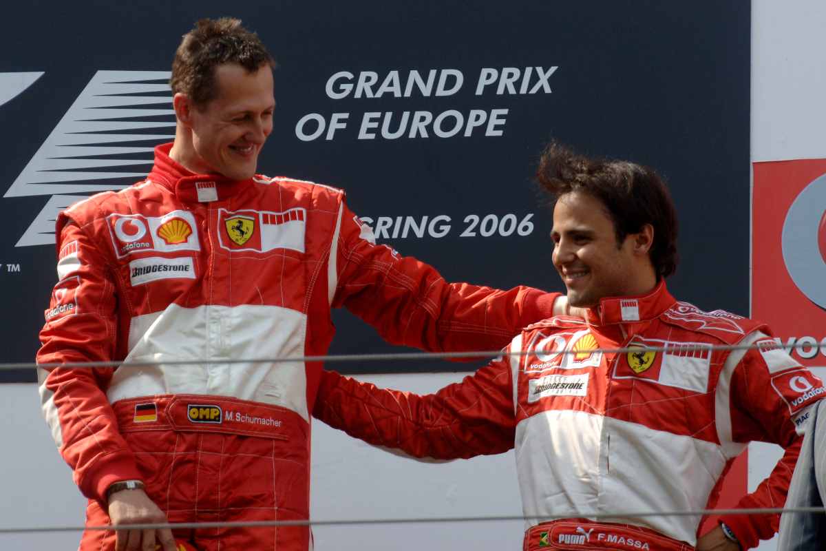 Michael Schumacher e Felipe Massa