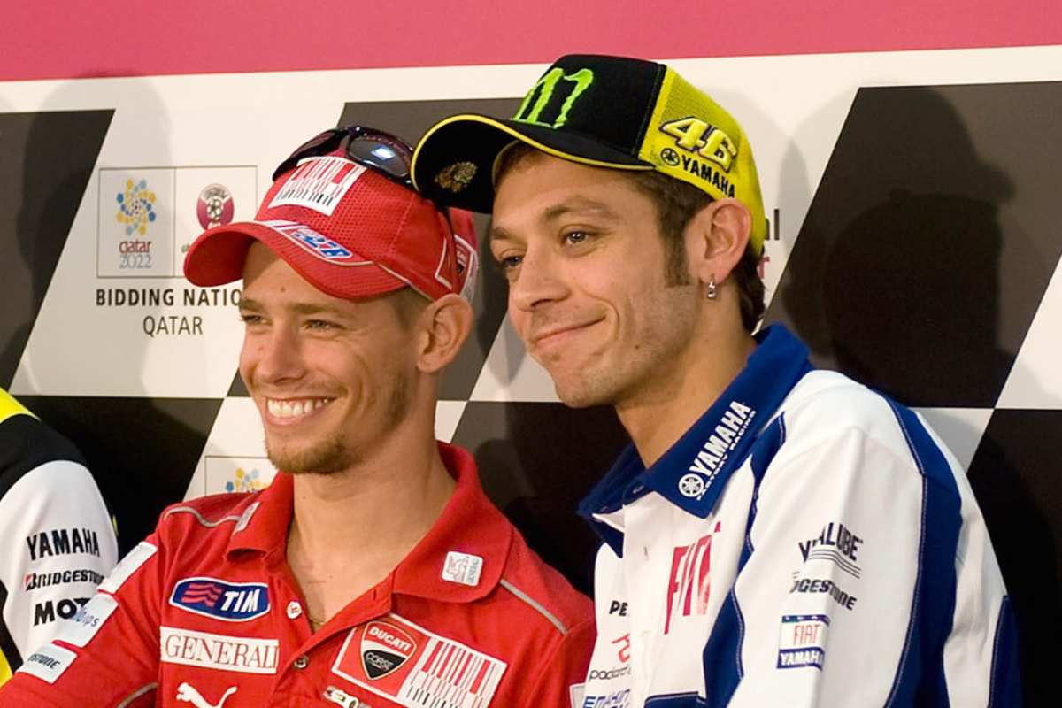 Casey Stoner e Valentino Rossi