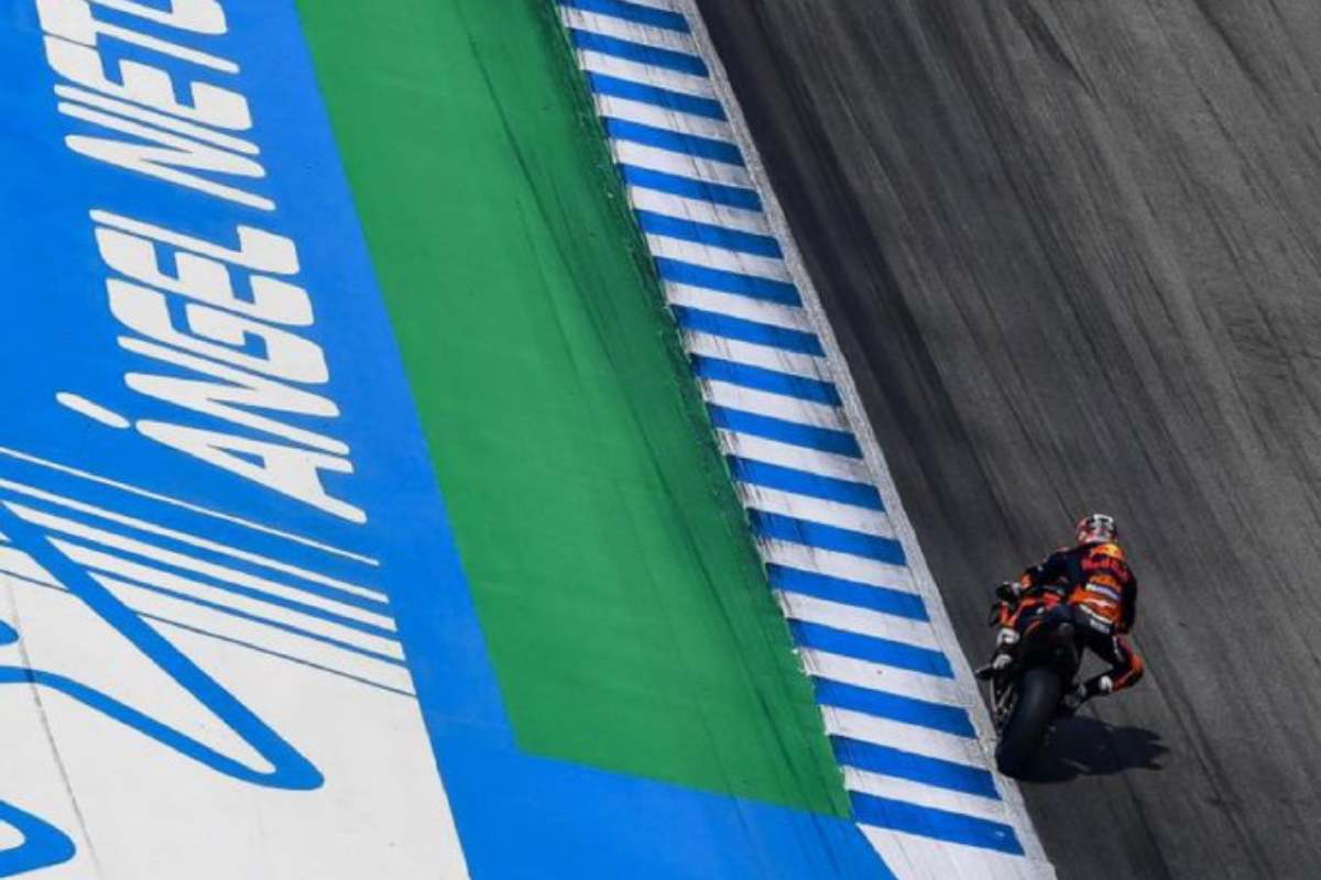 Una fase dei test MotoGP a Jerez