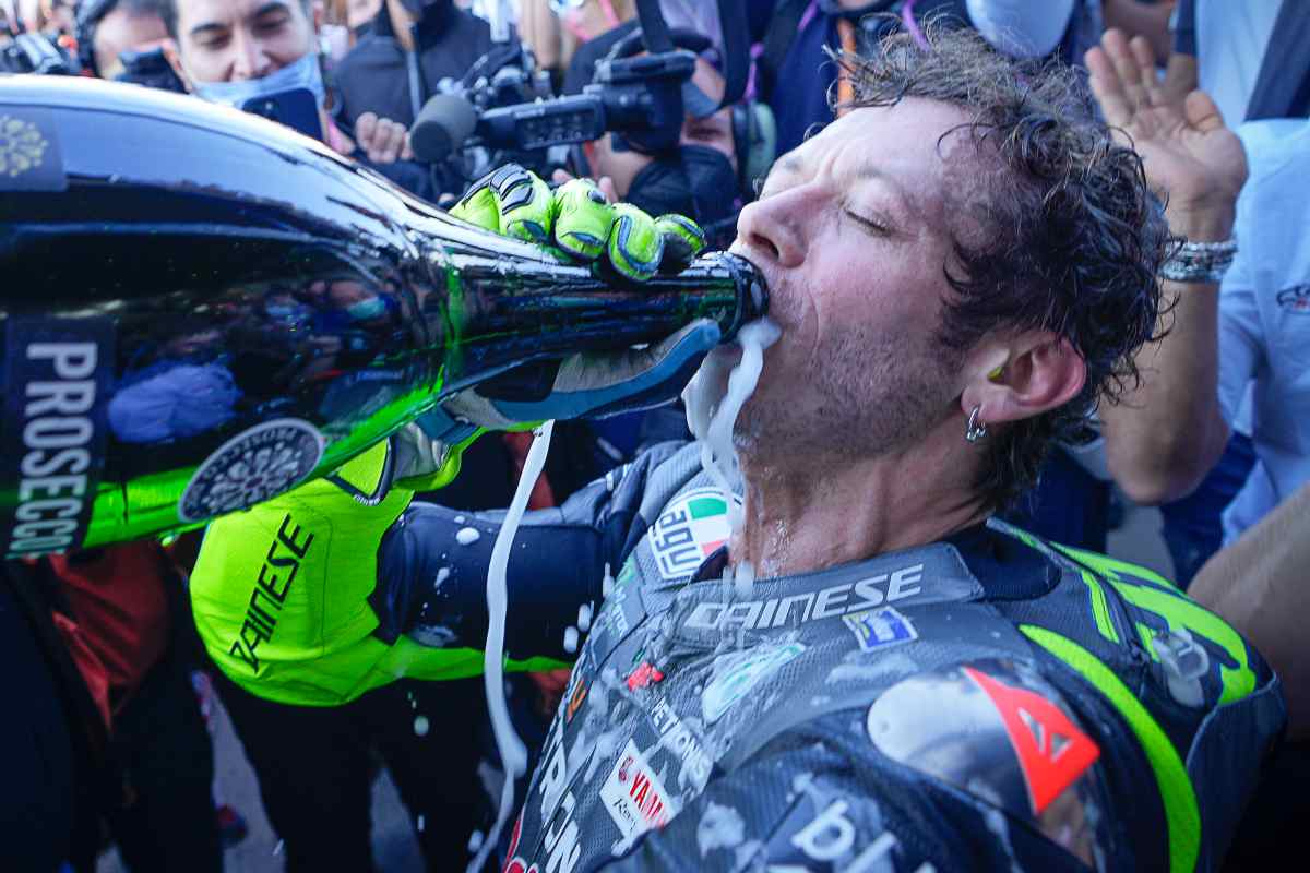 Valentino Rossi dopo il Gran Premio di Valencia di MotoGP 2021