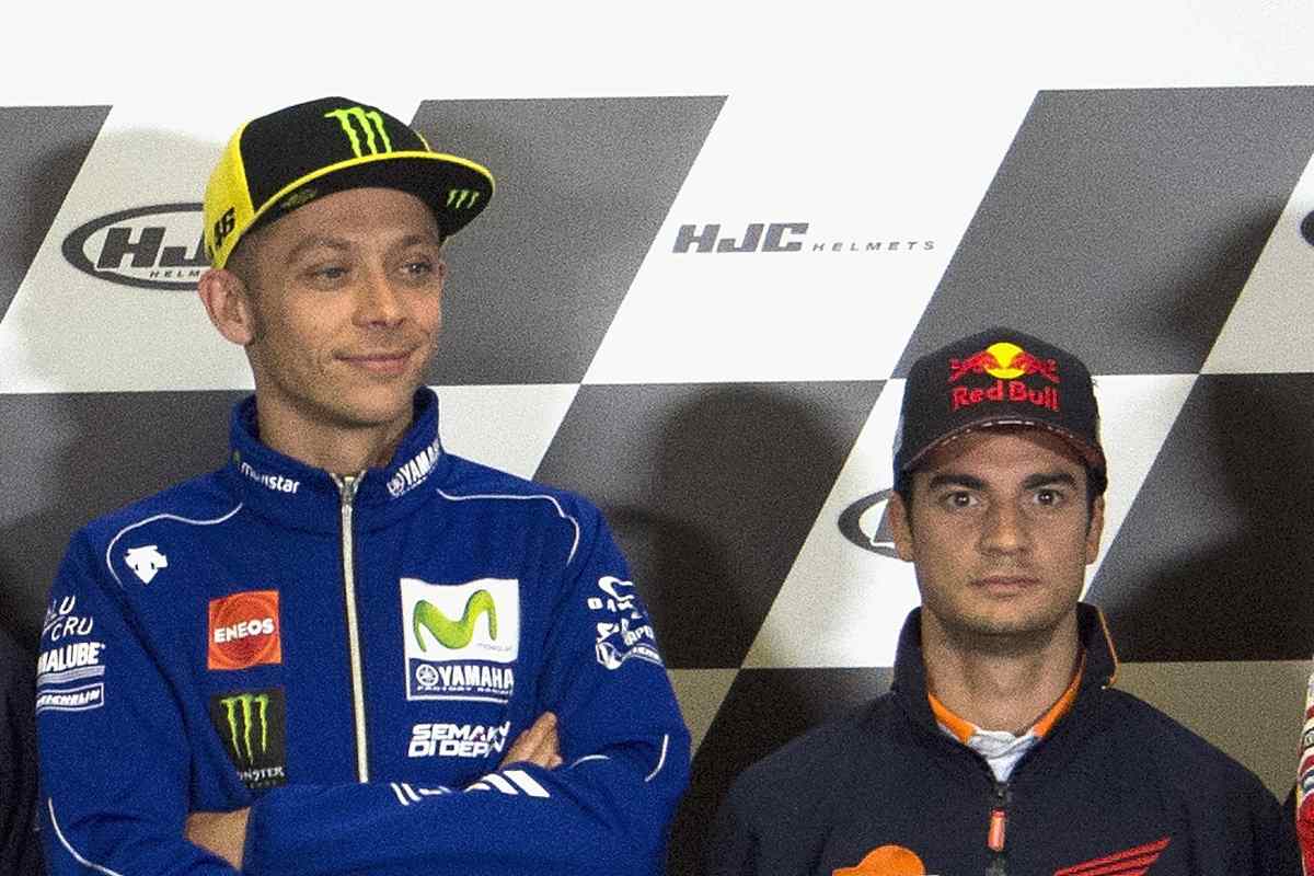 Valentino Rossi e Dani Pedrosa