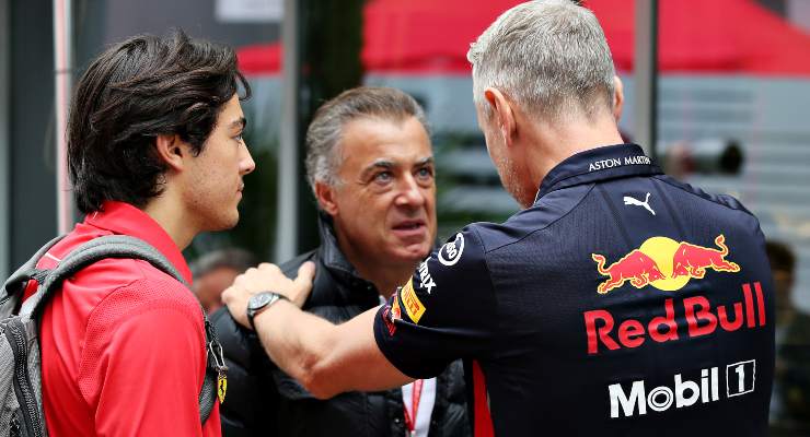 Jean con il figlio Giuliano e il Team Manager Jonathan Wheatley (Foto Getty Images)