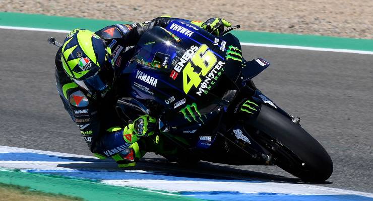 Il Dottore ai tempi della Yamaha (Foto Getty Images)