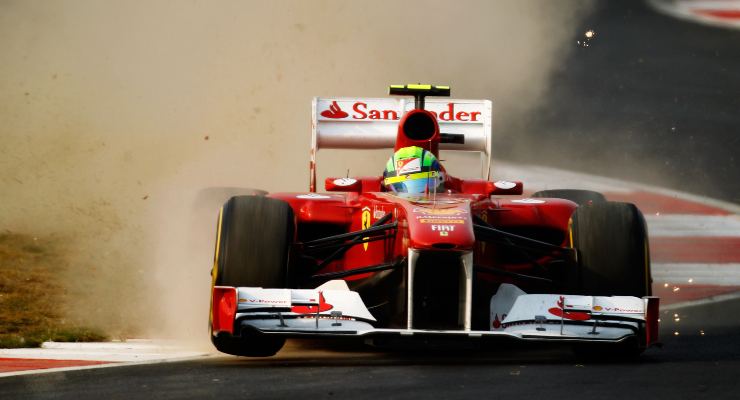 Massa a bordo della Ferrari (Foto Getty Images)