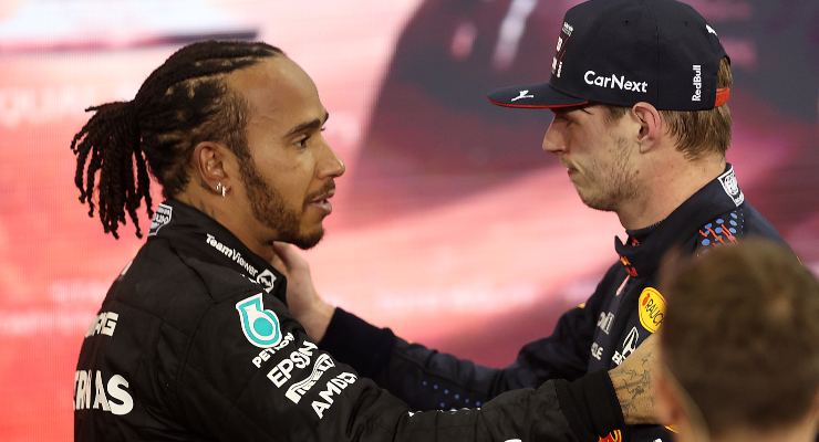 Hamilton e Verstappen (Foto Getty Images)