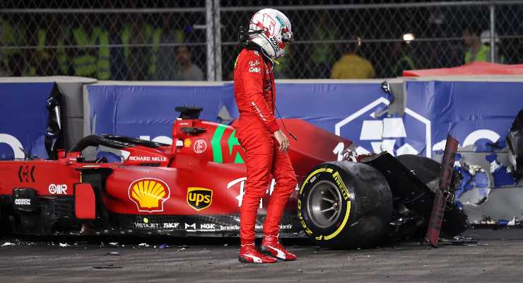 Charles Leclerc a Jeddah (foto di Lars Baron/Getty Images)