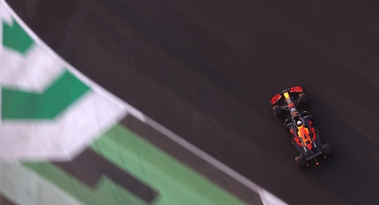 Max in pista a Jeddah (foto di Lars Baron/Getty Images)