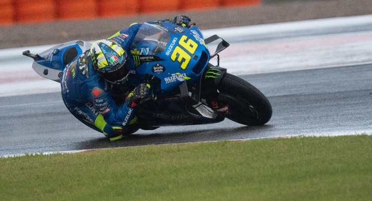 Joan Mir in pista con la Suzuki (foto di Joan Mir (foto di Mirco Lazzari gp/Getty Images)