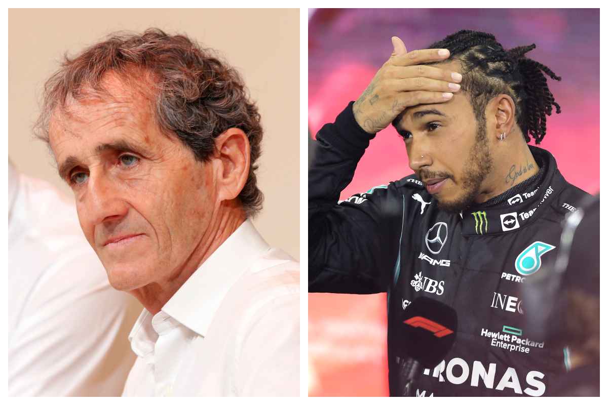 Prost e Lewis Hamilton (LaPresse)