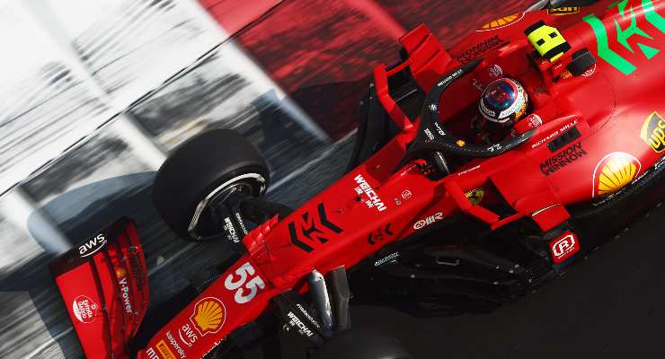 Sainz, al primo anno col team Ferrari (foto di Mark Thompson/Getty Images) 