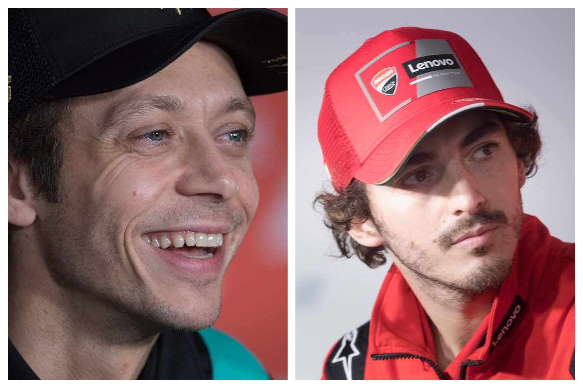 Valentino Rossi e Bagnaia (GettyImages)