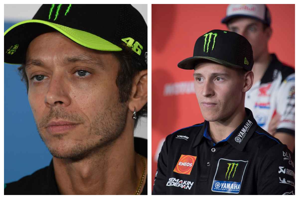 Valentino Rossi e Fabio Quartararo (GettyImages)