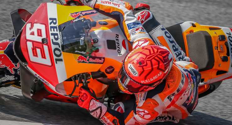 Marc Marquez in sella alla Honda