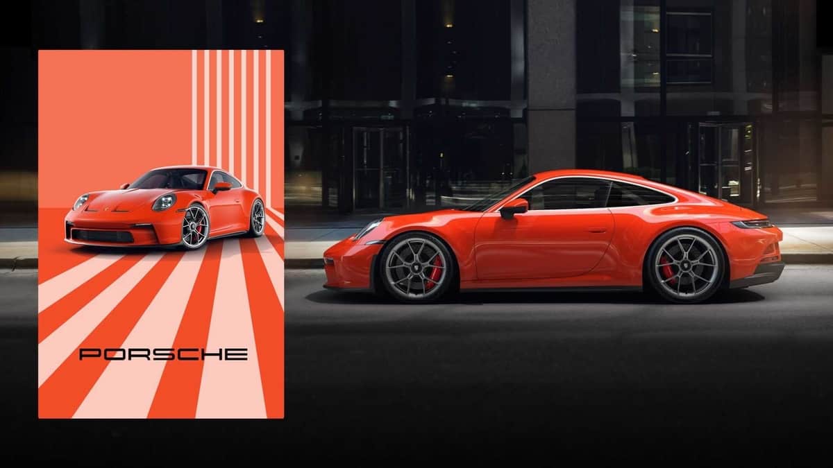 porsche poster