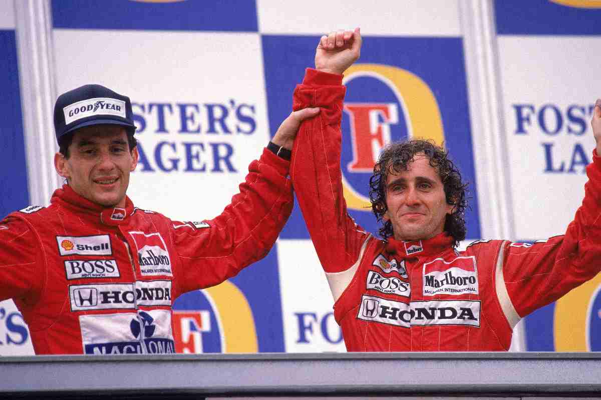 F1 Ayrton Senna ed Alain Prost (GettyImages)