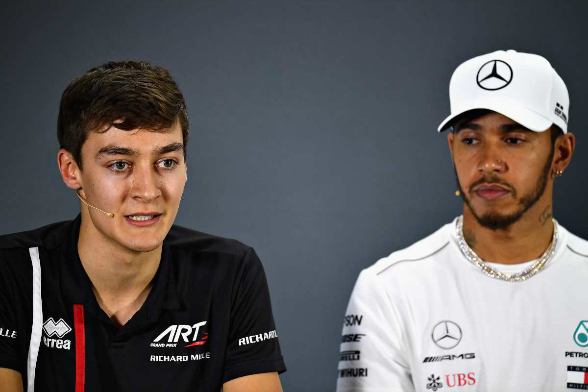 F1 George Russell e Lewis Hamilton (GettyImages)