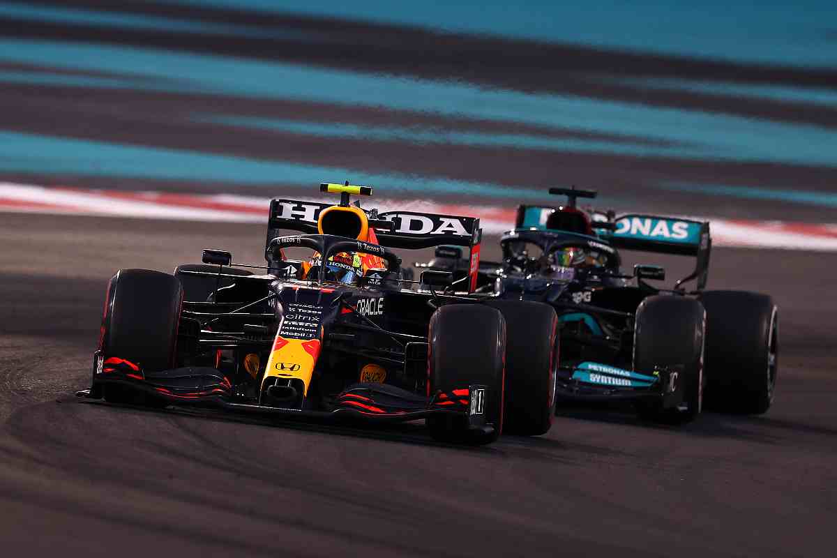 Momenti di gara in F1 (foto di Clive Rose/Getty Images)