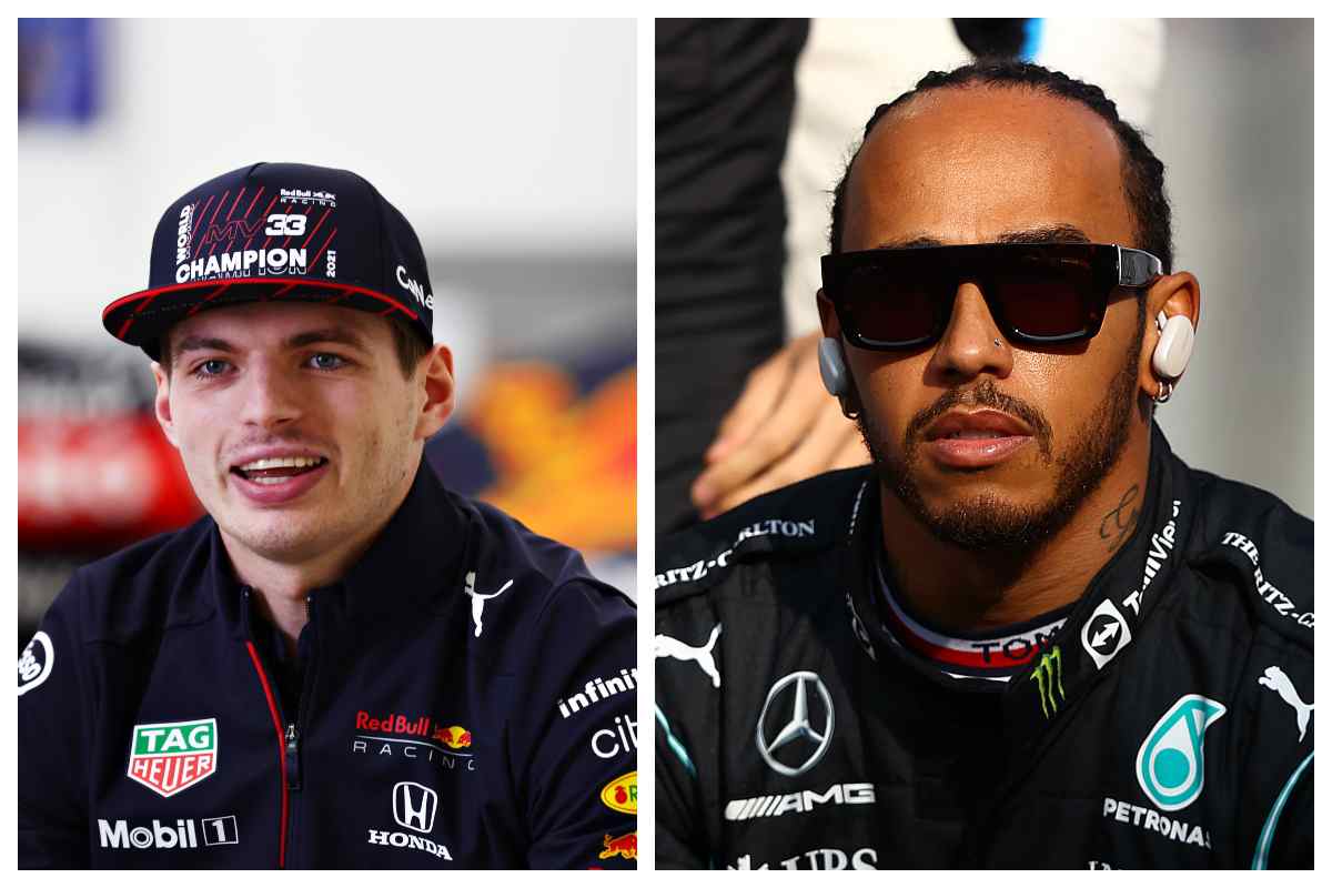 Lewis Hamilton e Max Verstappen (GettyImages)
