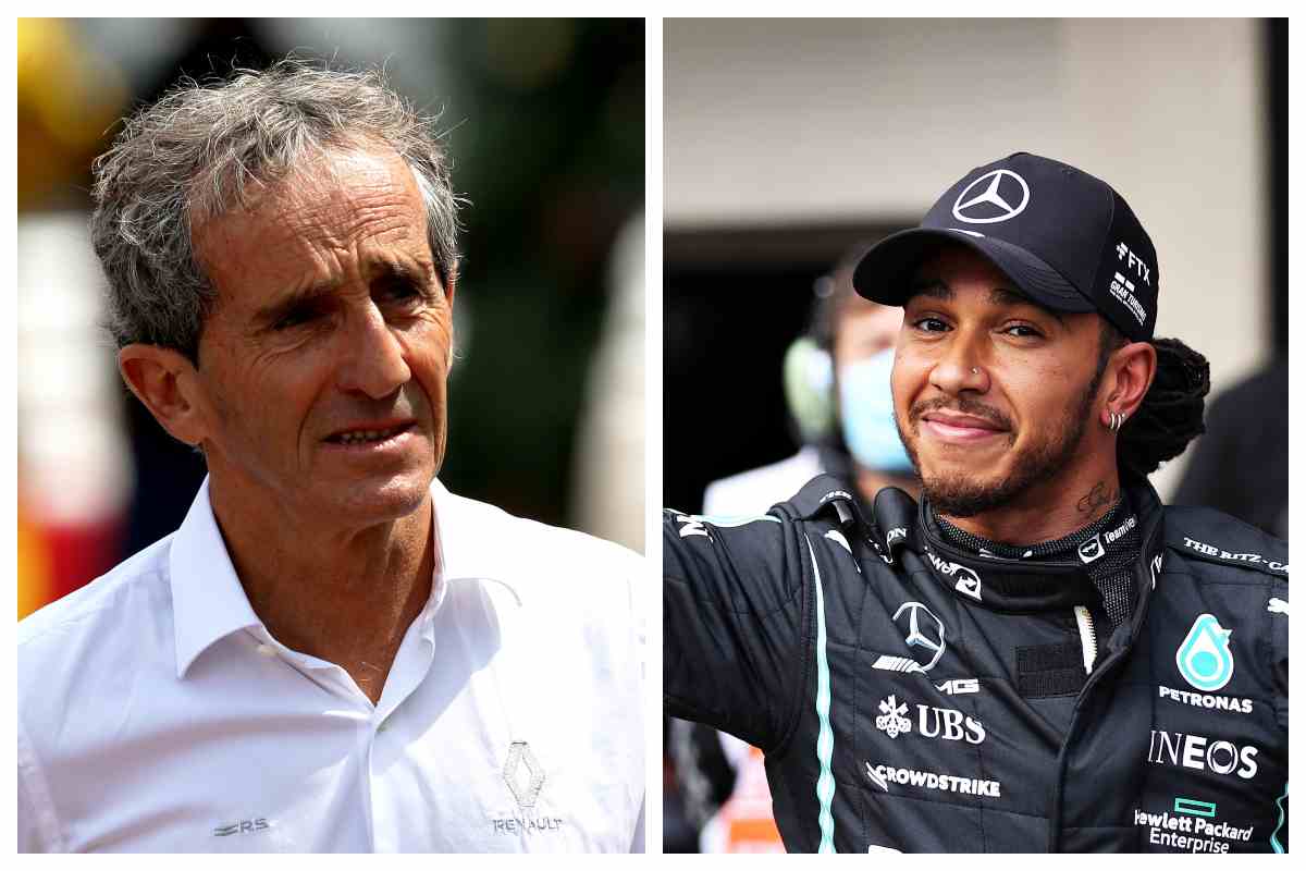 Lewis Hamilton ed Alain Prost (GettyImages)