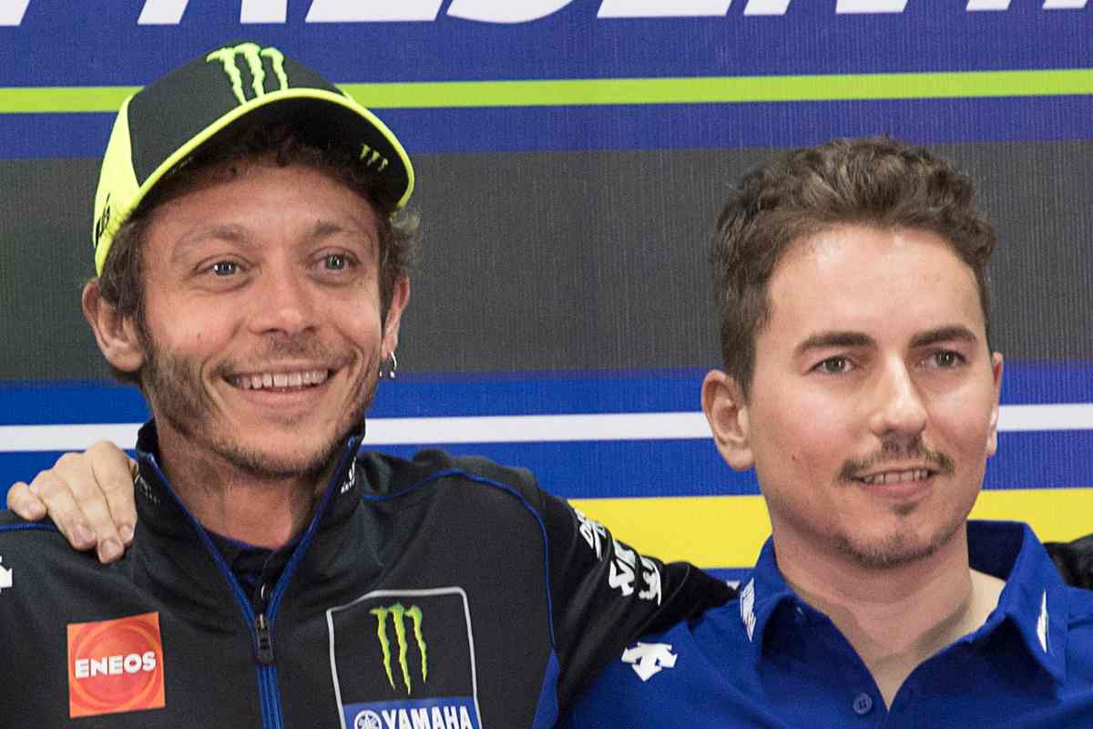 Valentino Rossi e Jorge Lorenzo (GettyImages)