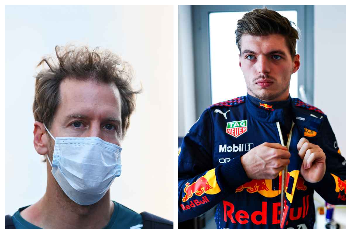 Vettel e Verstappen (GettyImages)