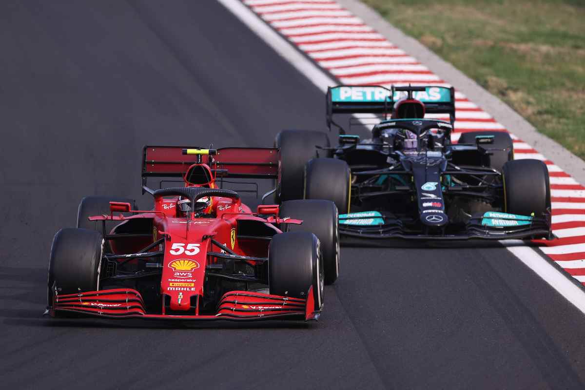 F1 Ferrari e Mercedes (GettyImages)