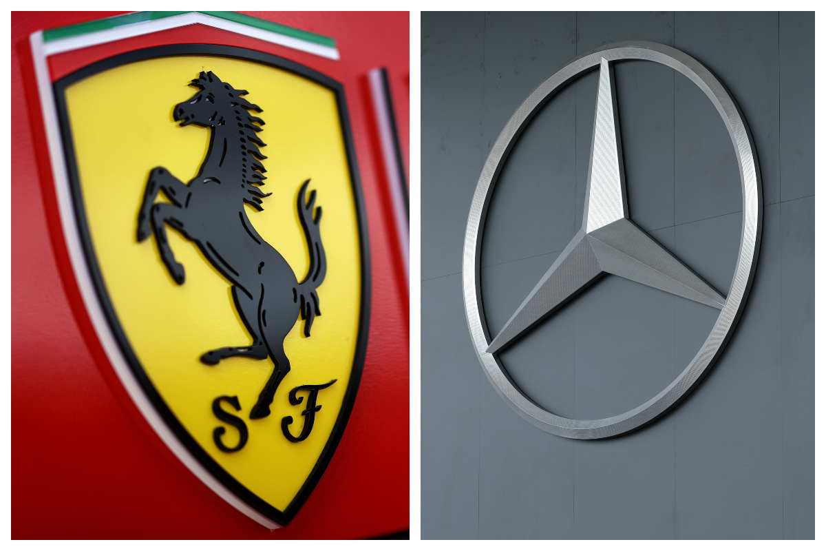 Ferrari e Mercedes (GettyImages)