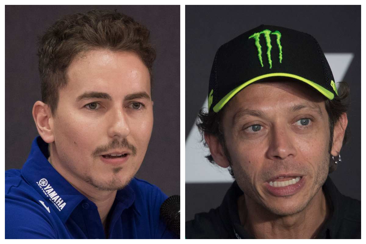 Jorge Lorenzo e Valentino Rossi (GettyImages)