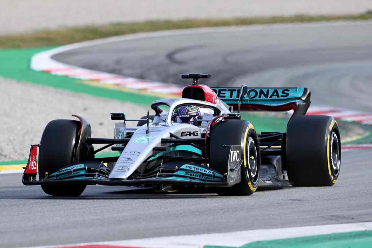 Mercedes F1 W13 (Twitter)