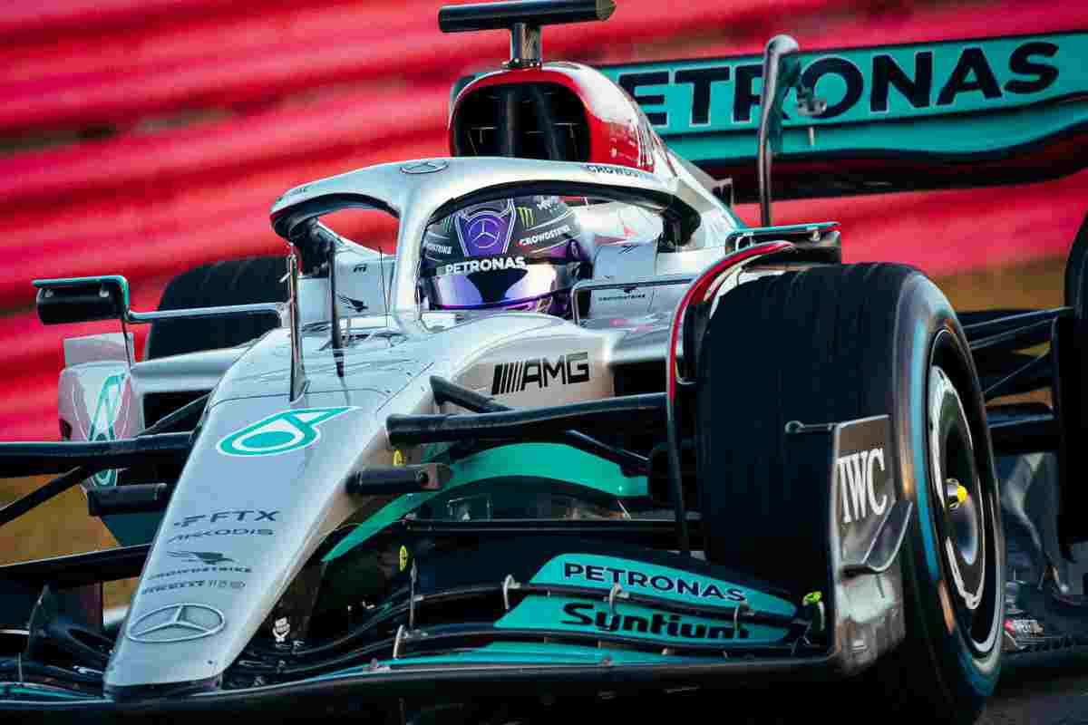 La Mercedes W13 (foto ufficiale Mercedes)