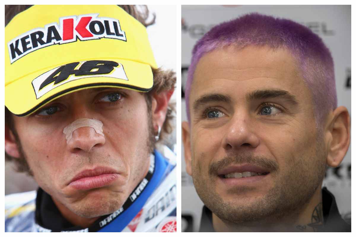 Valentino Rossi ed Alvaro Bautista (GettyImages)