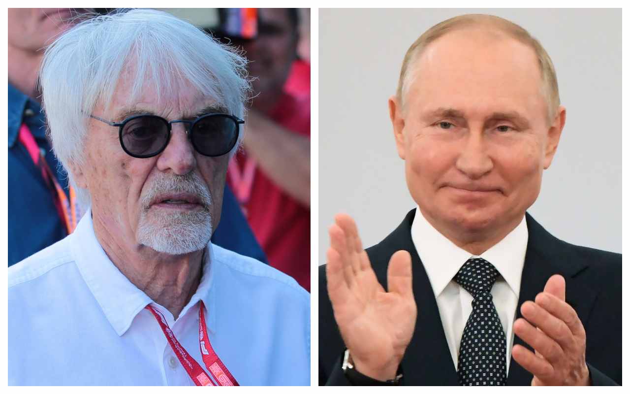 Bernie Ecclestone e Putin (LaPresse)