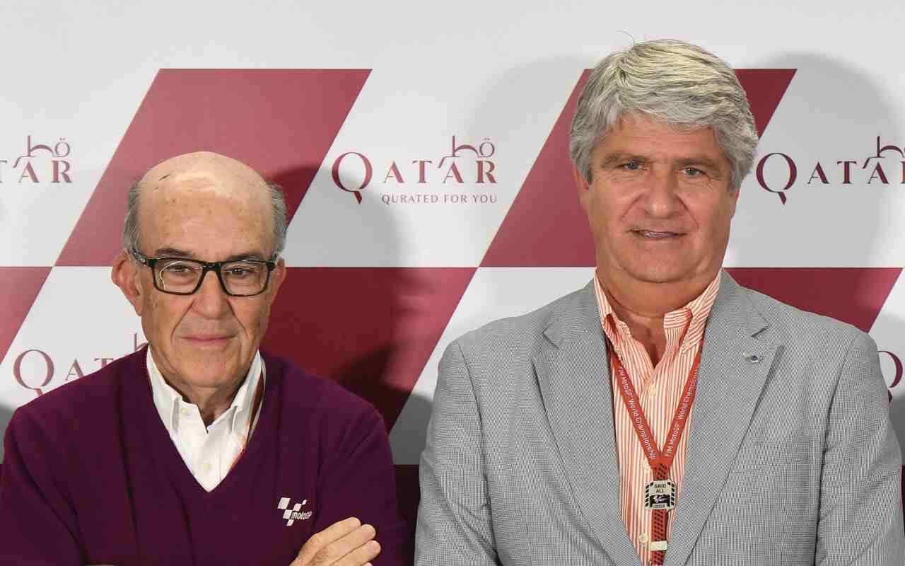 Carmelo Ezpeleta e Jorge Viegas (foto Ansa)