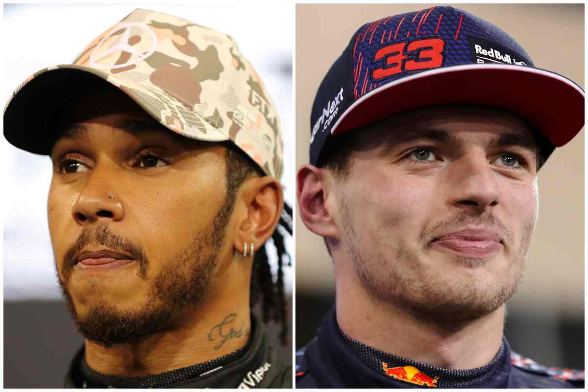 Hamilton - Verstappen (Ansa Foto)