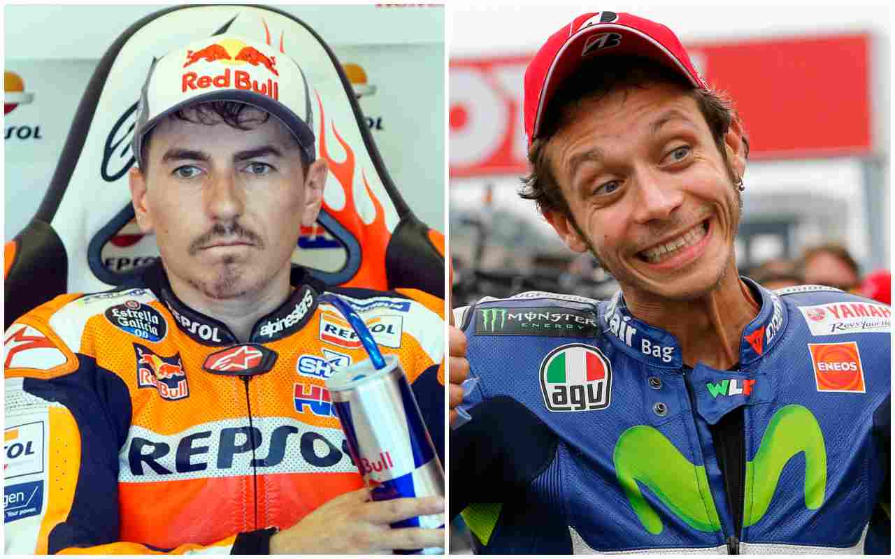 Jorge Lorenzo e Valentino Rossi (LaPresse)