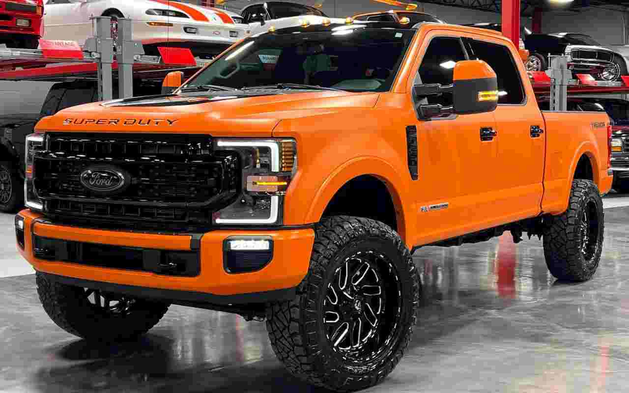 Un Ford F-250 (fonte Twitter)