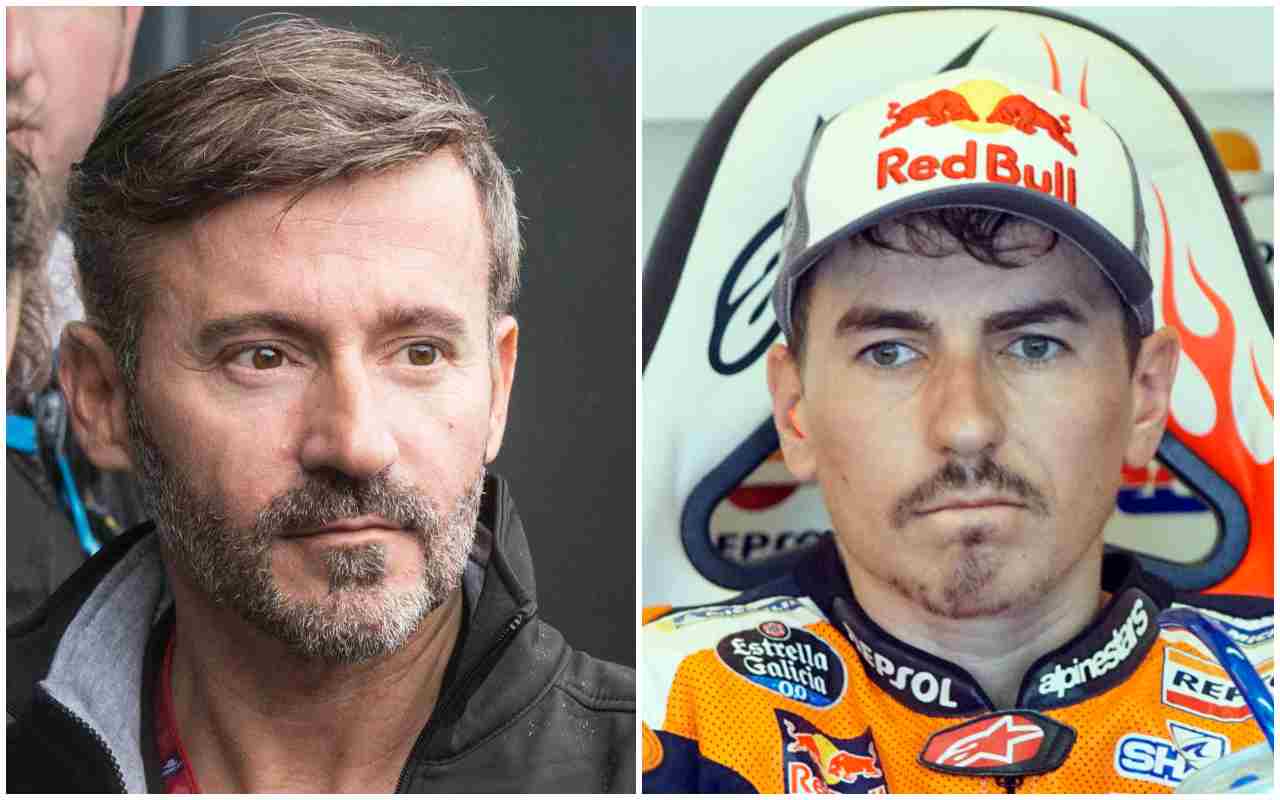 Max Biaggi e Jorge Lorenzo (LaPresse)