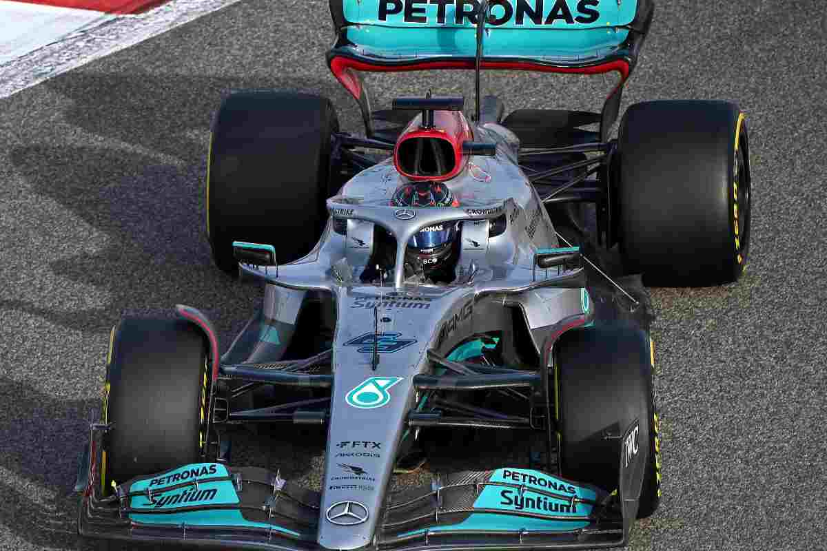 Mercedes F1 W13 (Twitter)