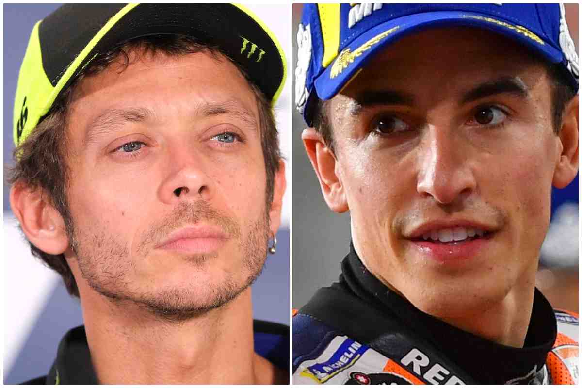 Valentino Rossi Marc Marquez (Ansa Foto)