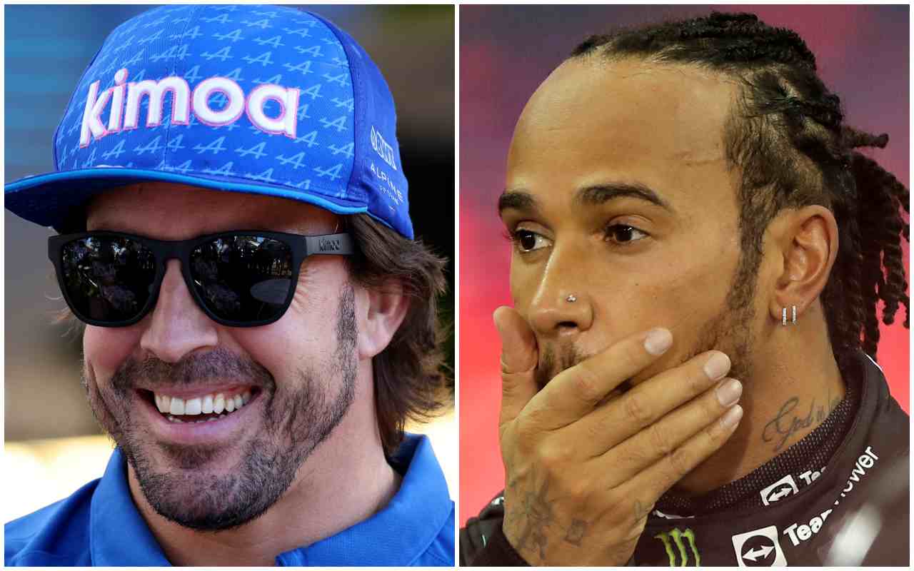 Alonso e Lewis Hamilton (LaPresse)