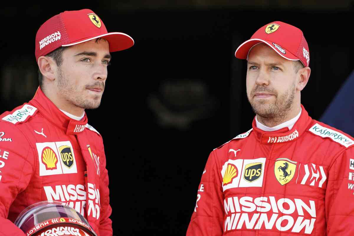 Charles Leclerc e Sebastian Vettel (ANSA)