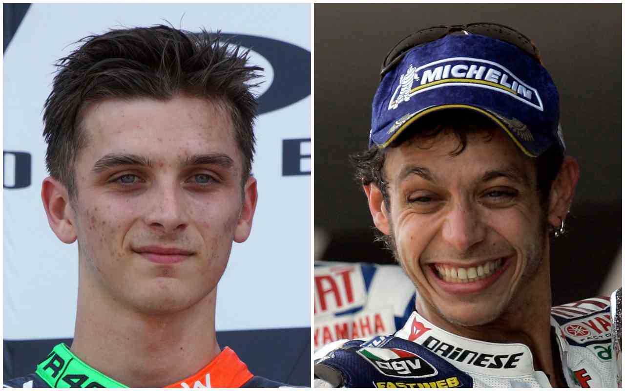 Luca Marini e Valentino Rossi (LaPresse)