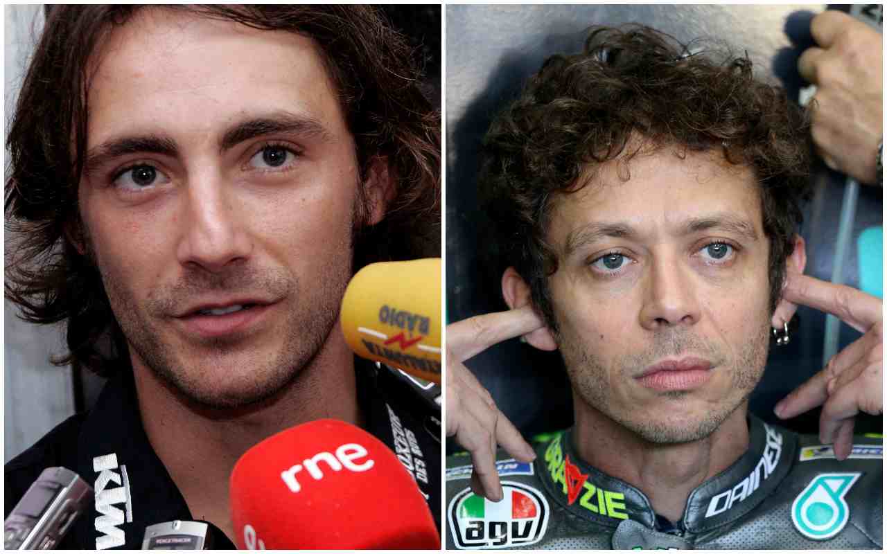 Pablo Nieto e Valentino Rossi (LaPresse)
