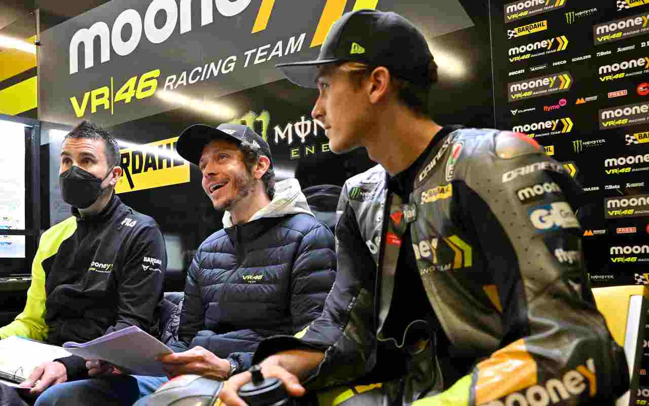 Valentino Rossi e Luca Marini (media press)